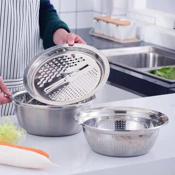 3 in 1 Kitchen Drain Basket