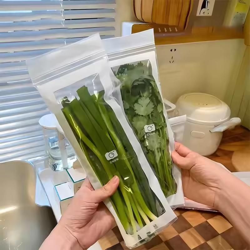 Reusable Airtight Sealing Food-Grade Plastic Bags-15 PCs