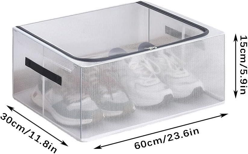 Clear Foldable Shoe Storage Box | Dustproof & Space-Saving Organizer