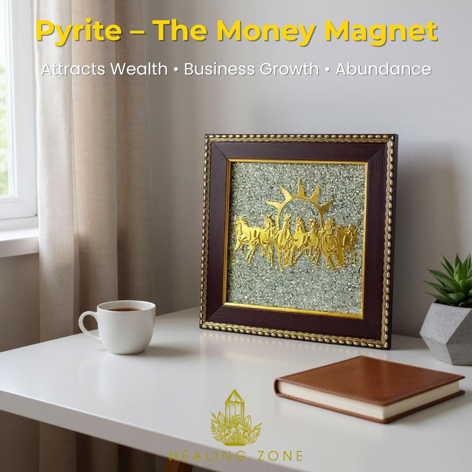 7 Horses Pyrite Frame