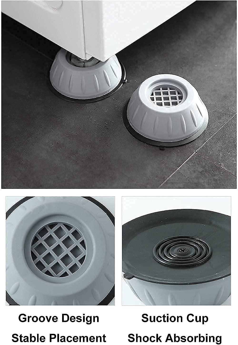 Vibrofixio™ Washing Machine Footpads (Pack Of 4)