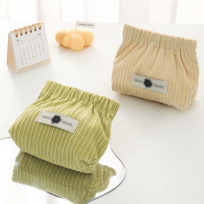 FlexiPouch™ - Elastic Corduroy Storage Pouch (Multi-Color) (Pack of 2)