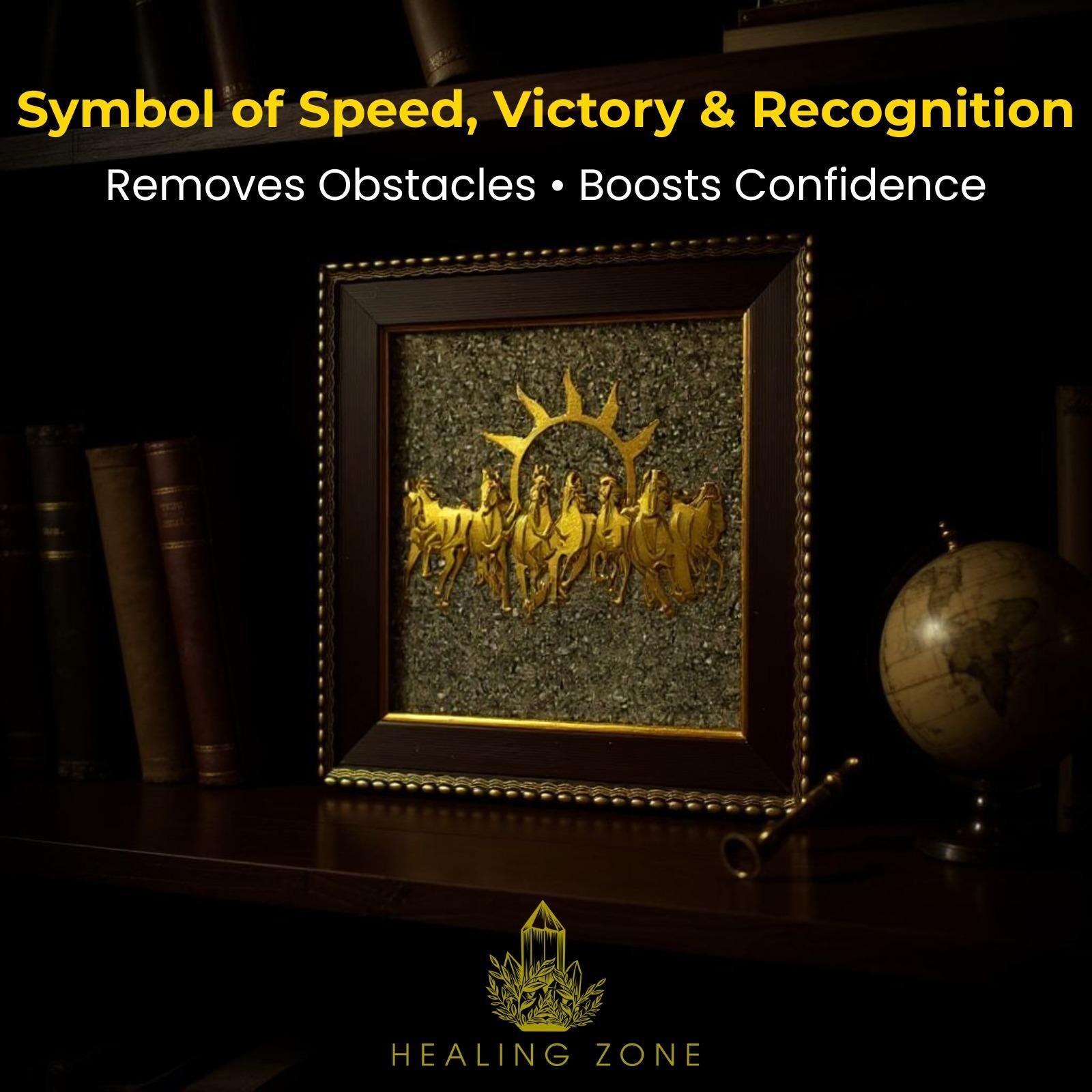 7 Horses Pyrite Frame