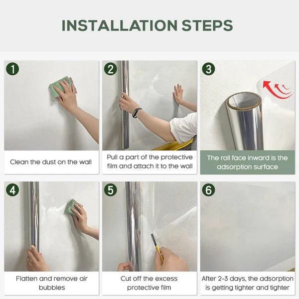 InvisiShieldxi™ Self- Adhesive Transparent Wall Protection Film (Pack of 2)