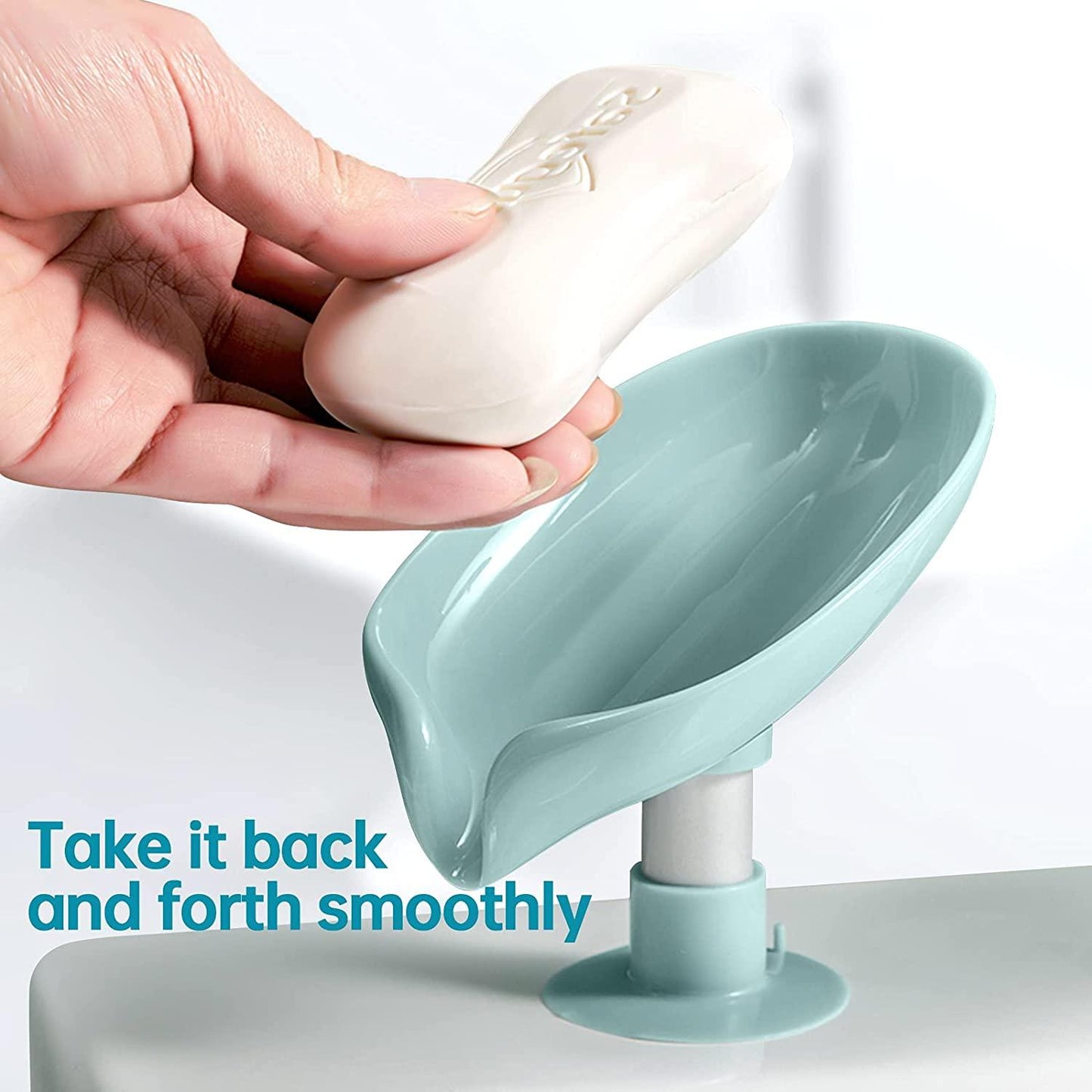 SoapNezt™ Leaf Shaped Self Draining Soap Holder (Pack of 2)