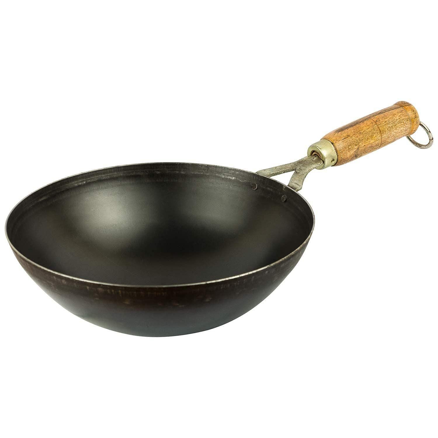 Handcrafted Bare Cast Iron Pan