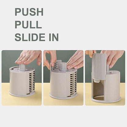 3-in-1 Rotary Vegetable & Cheese Grater