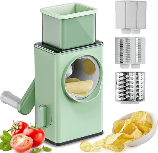 3-in-1 Rotary Vegetable & Cheese Grater