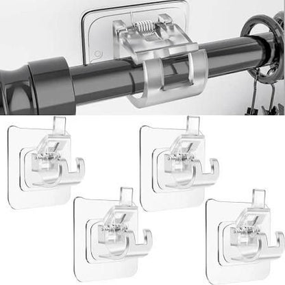 Self Adhesive Curtain Rod Holder Clips |🔥FLAT 50% SAVINGS🔥