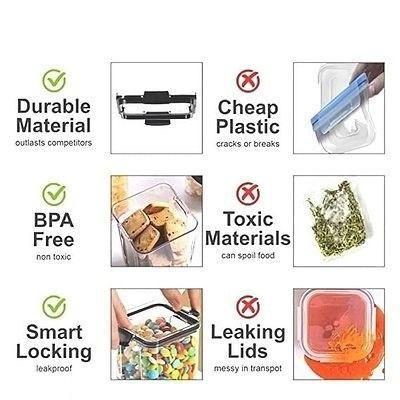 Air-Tight Kitchen Storage Containers - 400 ML