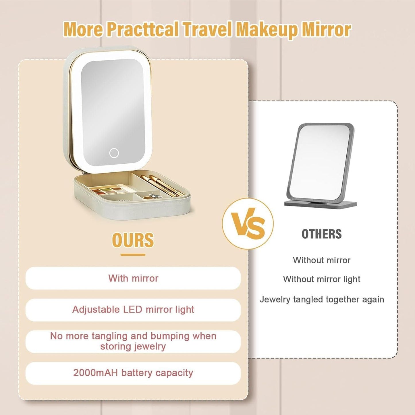 Gleamira ™   All-in-One Makeup Case