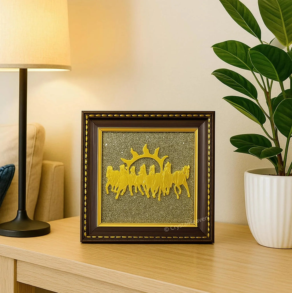 7 Horses Pyrite Frame