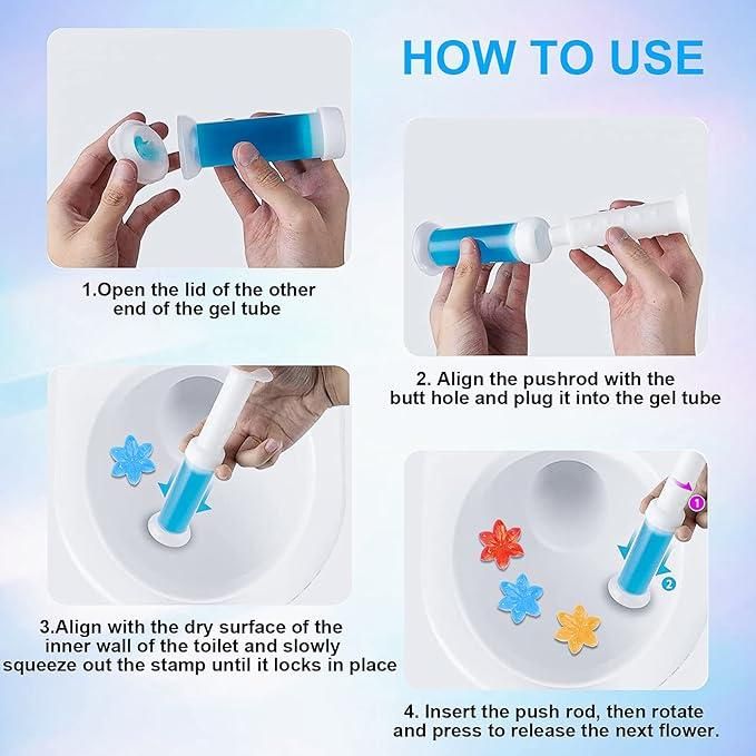 FreshBloom™ Fragrance Gel Stamp for Toilet Cleaning