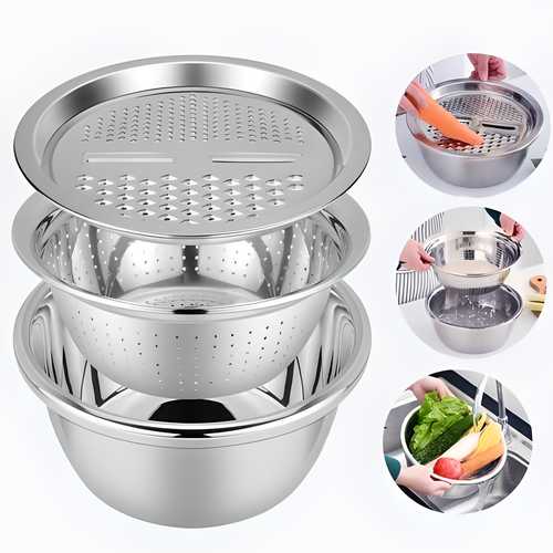 3 in 1 Kitchen Drain Basket
