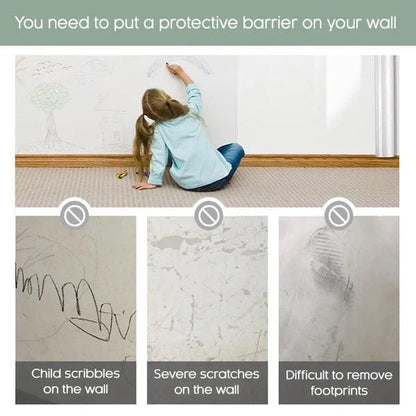 InvisiShieldxi™ Self- Adhesive Transparent Wall Protection Film (Pack of 2)