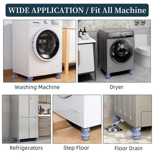 Vibrofixio™ Washing Machine Footpads (Pack Of 4)
