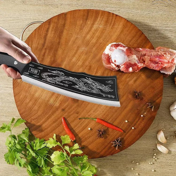 ObsidianSlice™ Japanese Dragon Slicer Knife