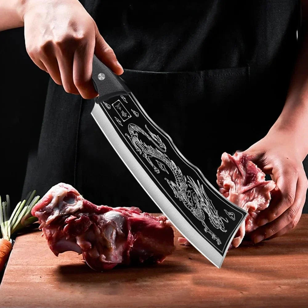 ObsidianSlice™ Japanese Dragon Slicer Knife