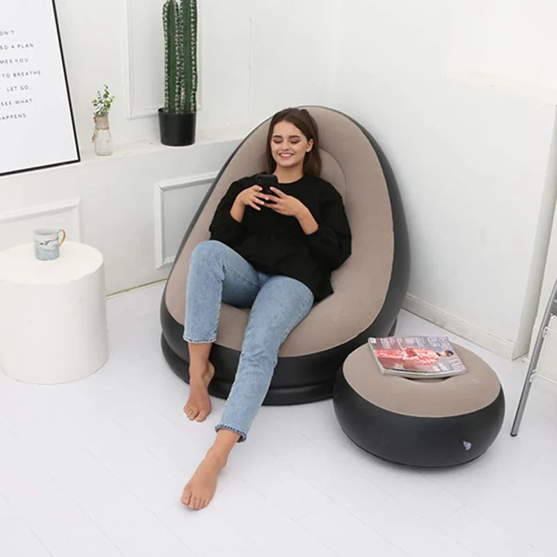 Inflatable Air Sofa with Pump