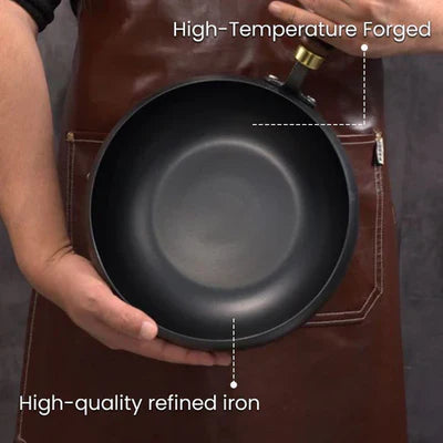 Handcrafted Bare Cast Iron Pan