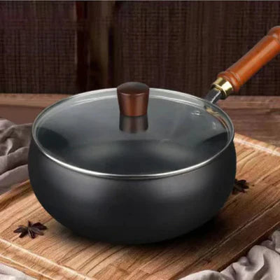 Handcrafted Bare Cast Iron Pan