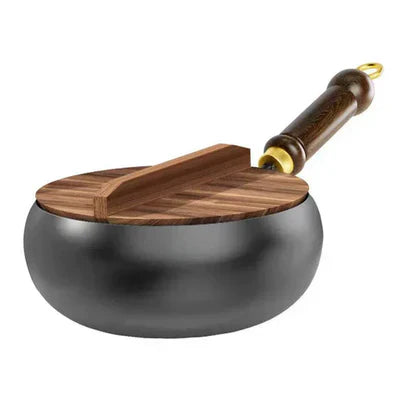 Handcrafted Bare Cast Iron Pan