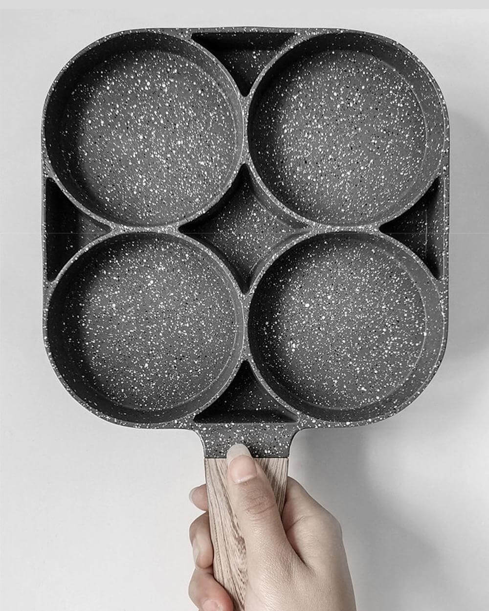 Panzeo™ 4 Hole Maifan Stone Non-stick Egg Ham Pot