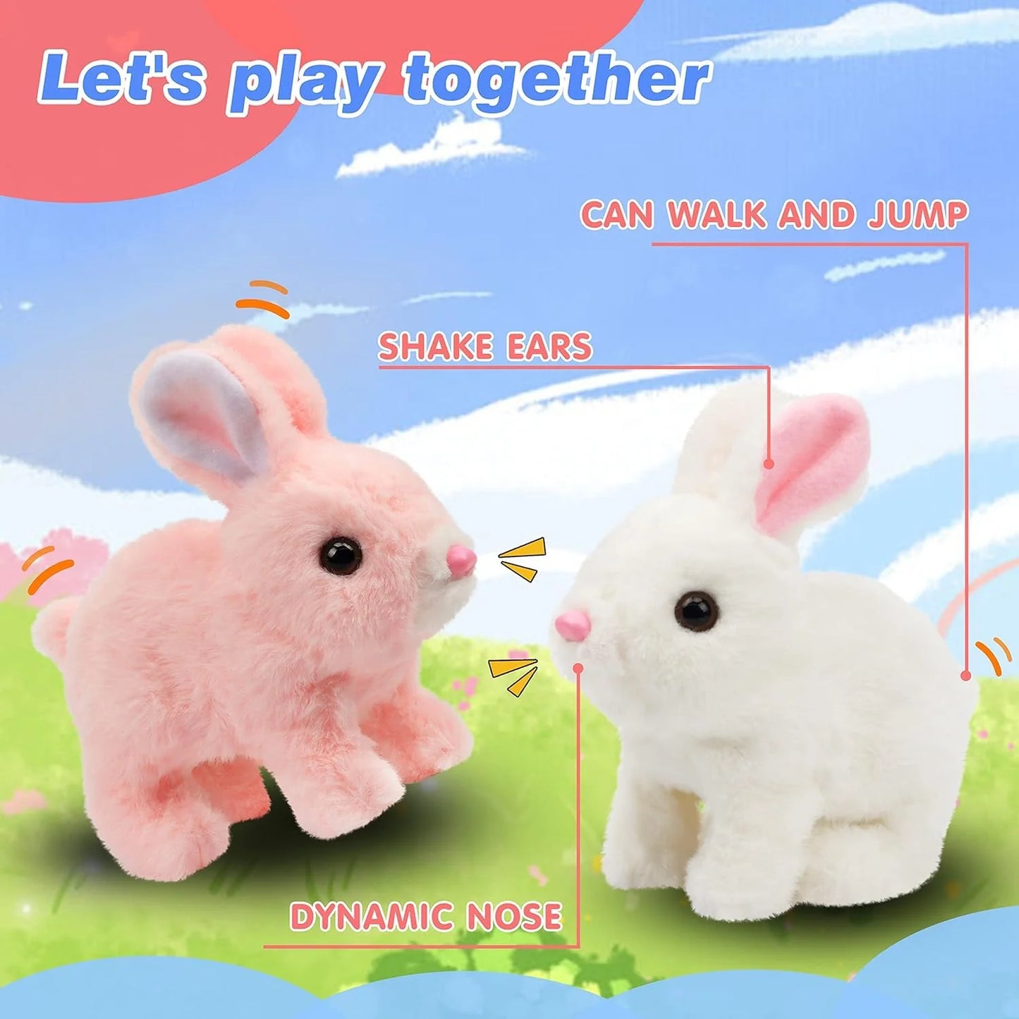 HappyHops™ Jumping Rabbit Toy