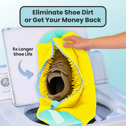 CleanKicks™ Fluffy Fibers Shoe Washing Bag