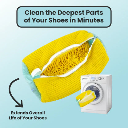 CleanKicks™ Fluffy Fibers Shoe Washing Bag