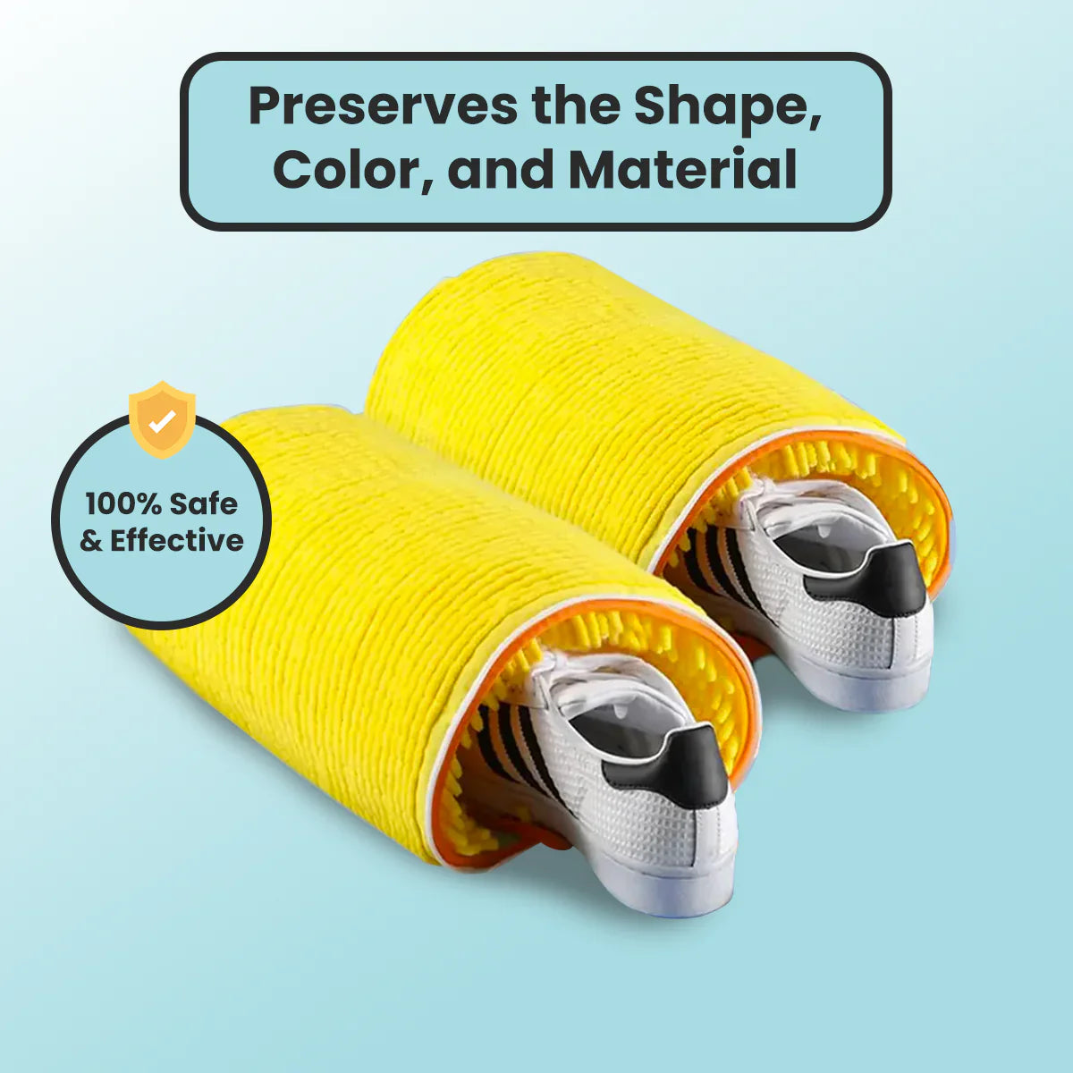 CleanKicks™ Fluffy Fibers Shoe Washing Bag