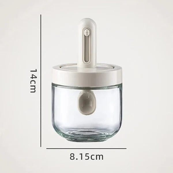 Air Tight Jar with Stand Spoon